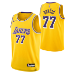 Official Los Angeles Lakers unisex los angeles lakers luka dončić nike gold swingman jersey – icon edition | Lakers Shop