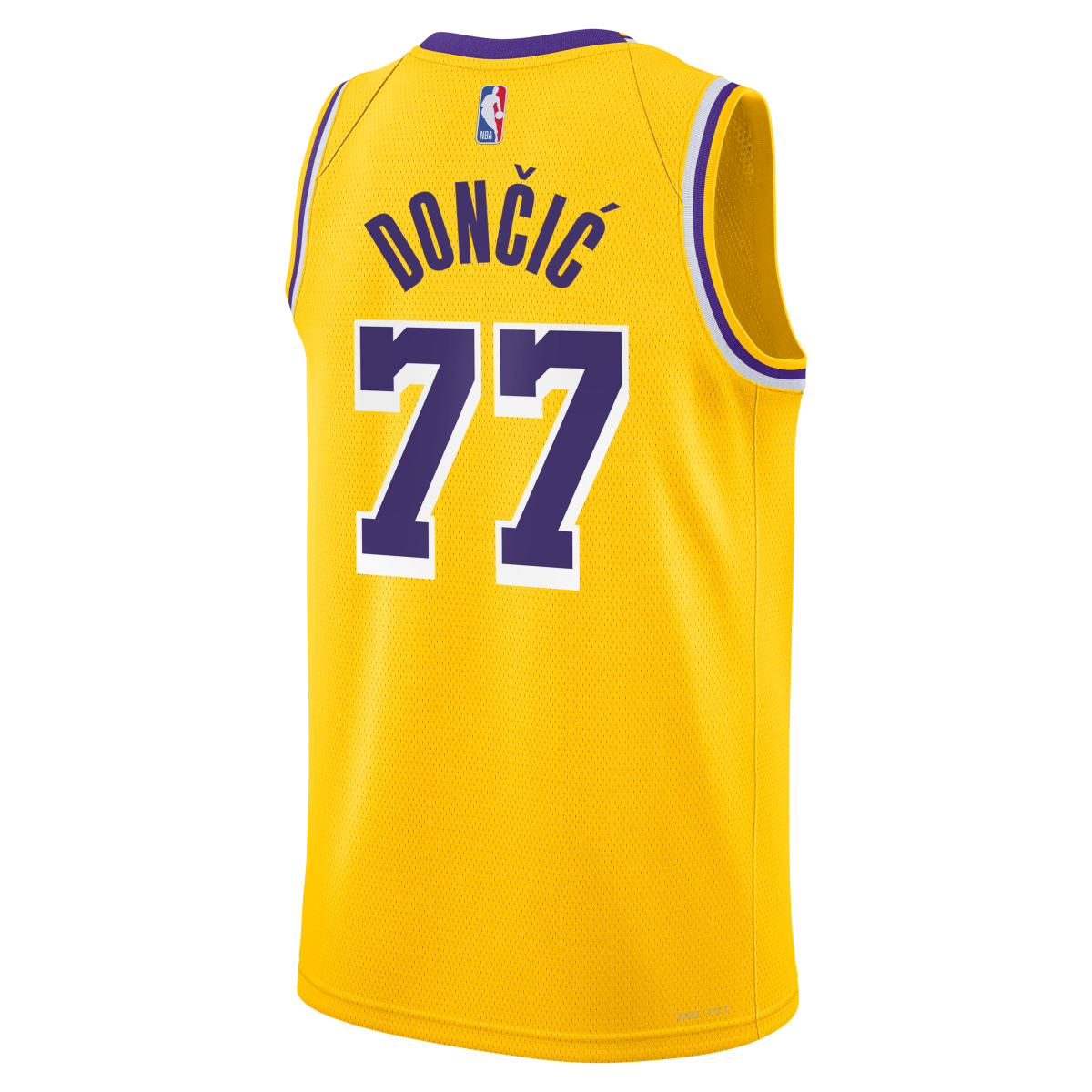 Official Los Angeles Lakers unisex los angeles lakers luka dončić nike gold swingman jersey – icon edition | Lakers Shop