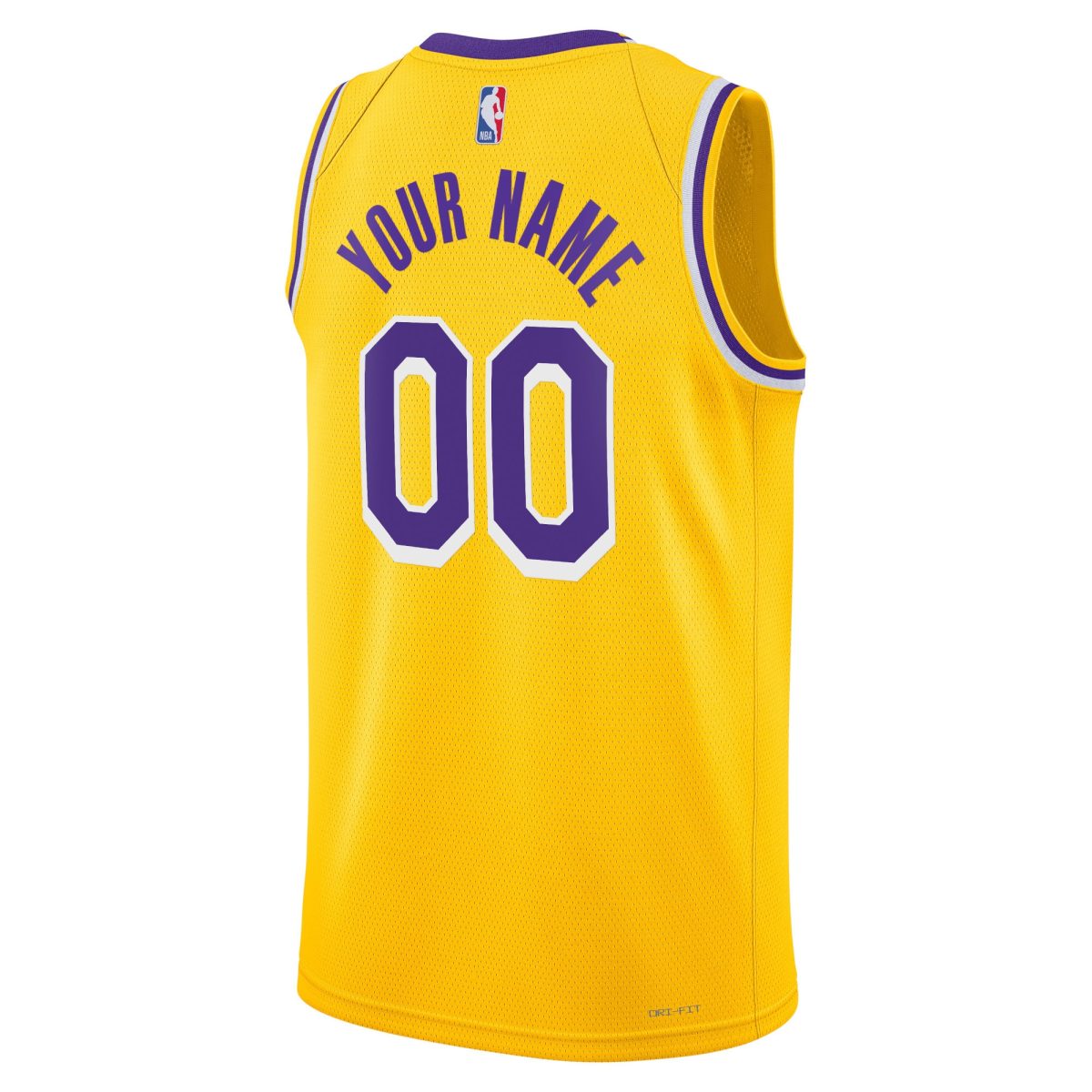 Official Los Angeles Lakers unisex los angeles lakers nike gold swingman custom jersey – icon edition | Lakers Shop