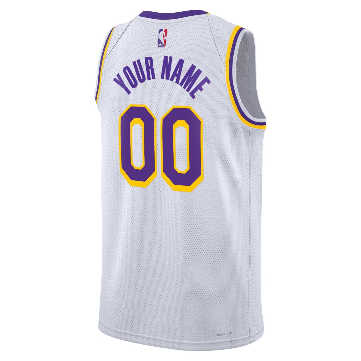 Official Los Angeles Lakers unisex los angeles lakers nike white swingman custom jersey – association edition | Lakers Shop