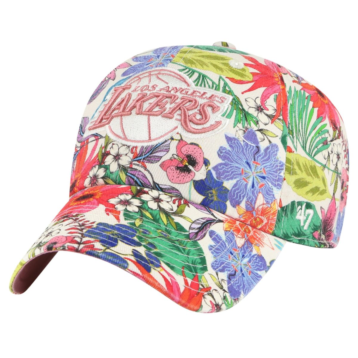 Official Los Angeles Lakers womens los angeles lakers 47 cream pollinator clean up adjustable hat | Lakers Shop
