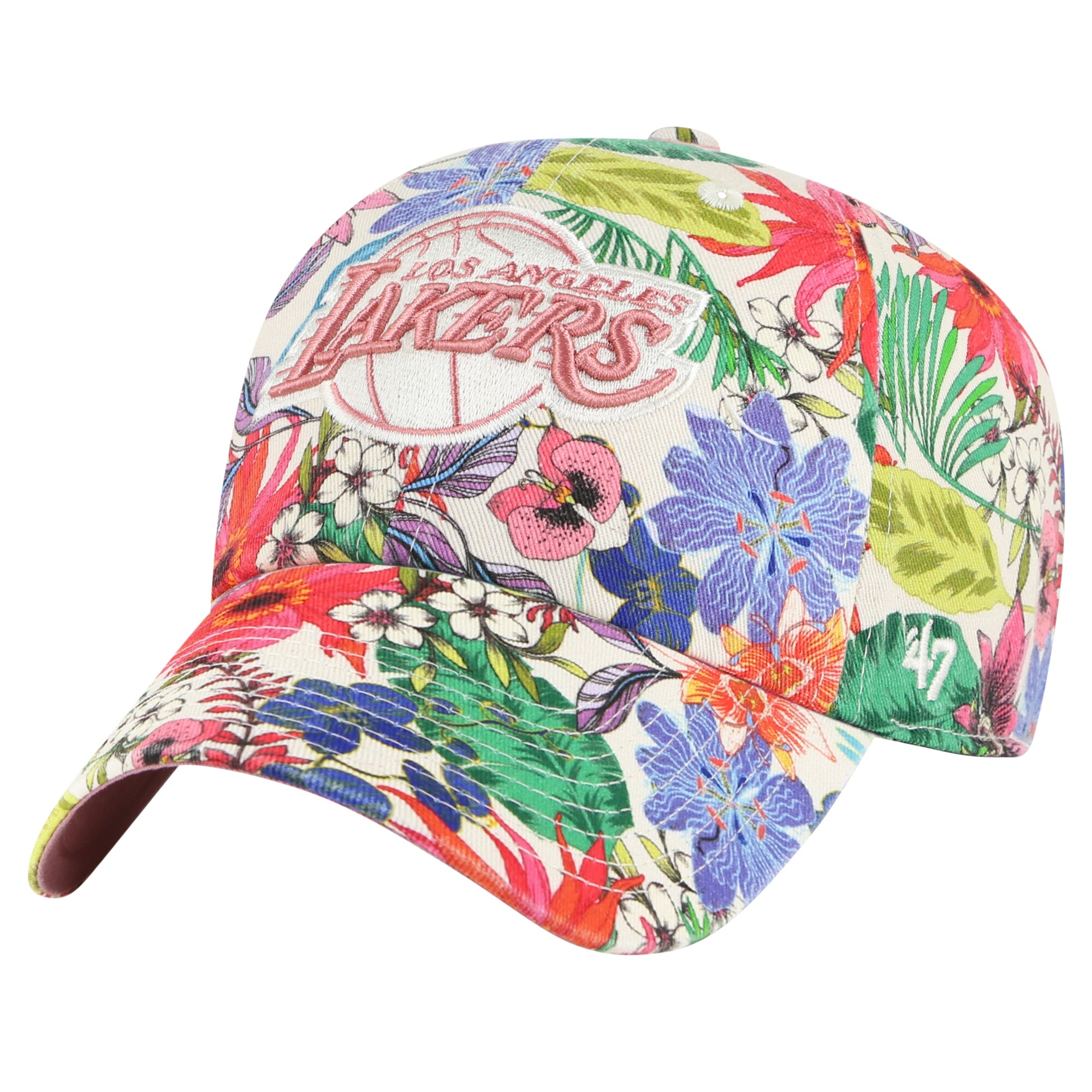 Official Los Angeles Lakers womens los angeles lakers 47 cream pollinator clean up adjustable hat | Lakers Shop