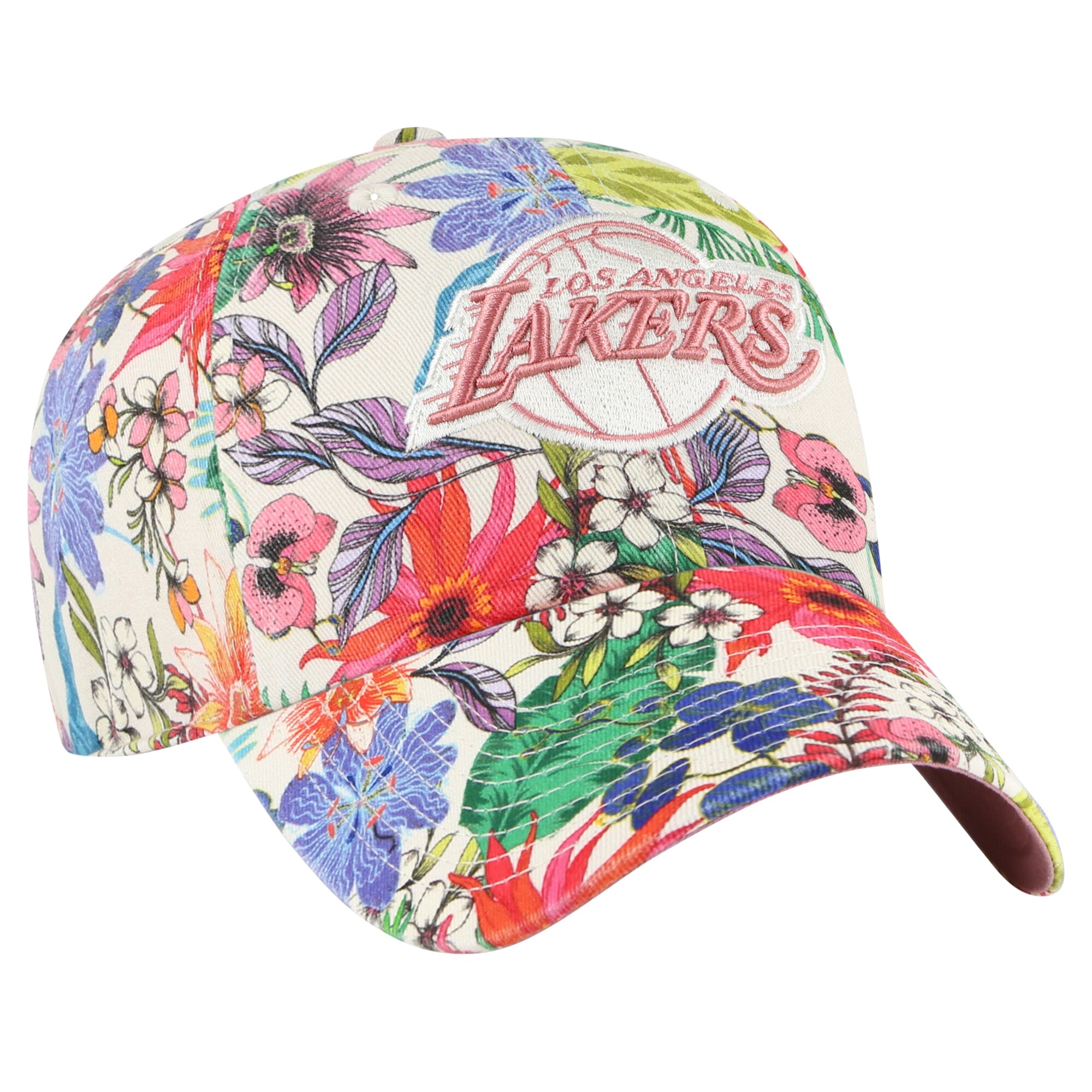 Official Los Angeles Lakers womens los angeles lakers 47 cream pollinator clean up adjustable hat | Lakers Shop