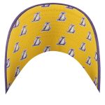 Official Los Angeles Lakers womens los angeles lakers 47 purple confetti undervisor clean up adjustable hat | Lakers Shop