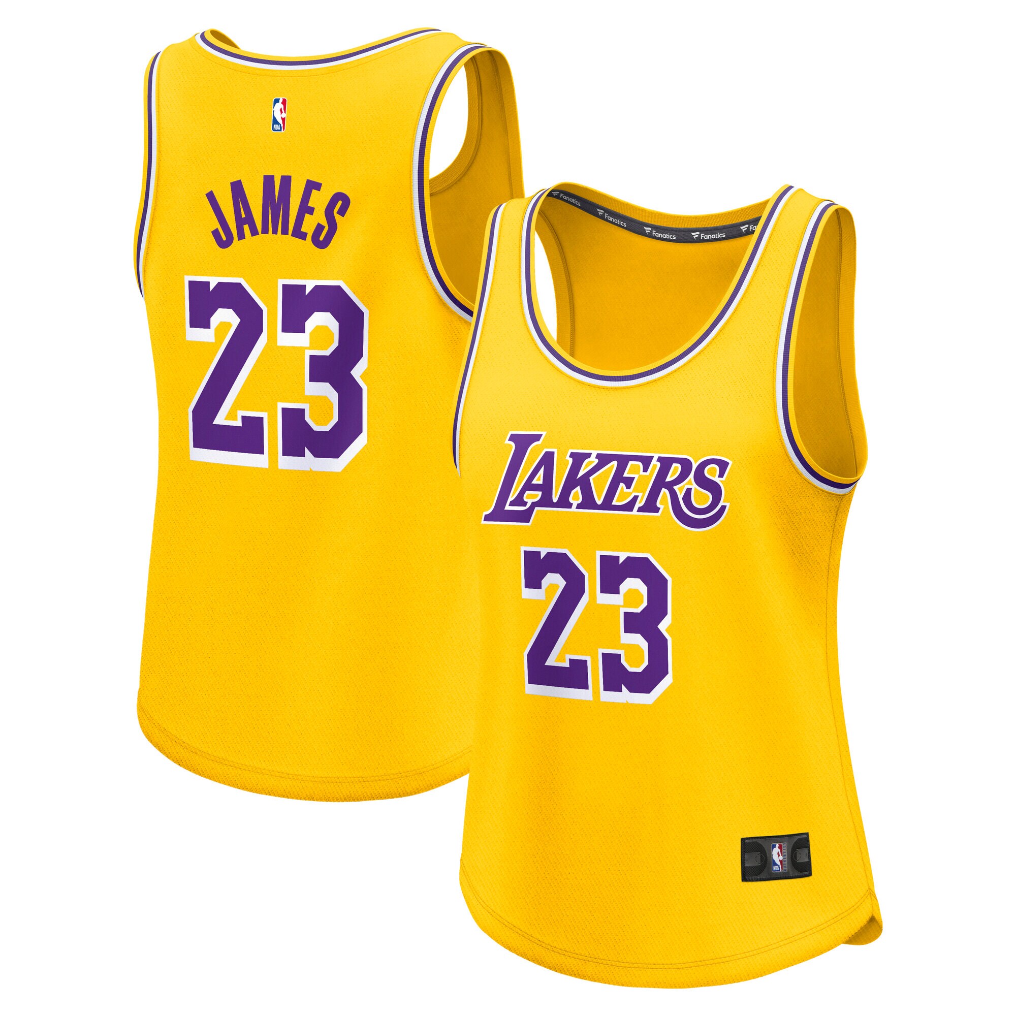 Official Los Angeles Lakers womens los angeles lakers lebron james fanatics gold fast break player jersey – icon edition | Lakers Shop