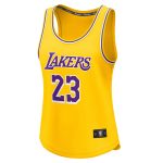 Official Los Angeles Lakers womens los angeles lakers lebron james fanatics gold fast break player jersey – icon edition | Lakers Shop