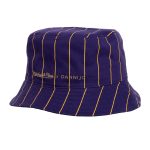 Official Los Angeles Lakers womens los angeles lakers mitchell  ness x dannijo purple bucket hat | Lakers Shop