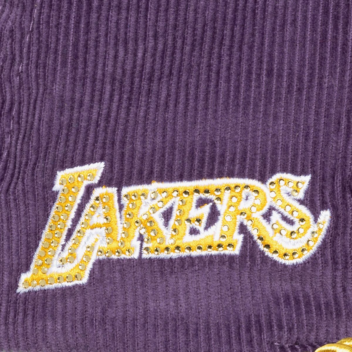 Official Los Angeles Lakers womens los angeles lakers mitchell  ness x dannijo purple deadstock cord snapback hat | Lakers Shop