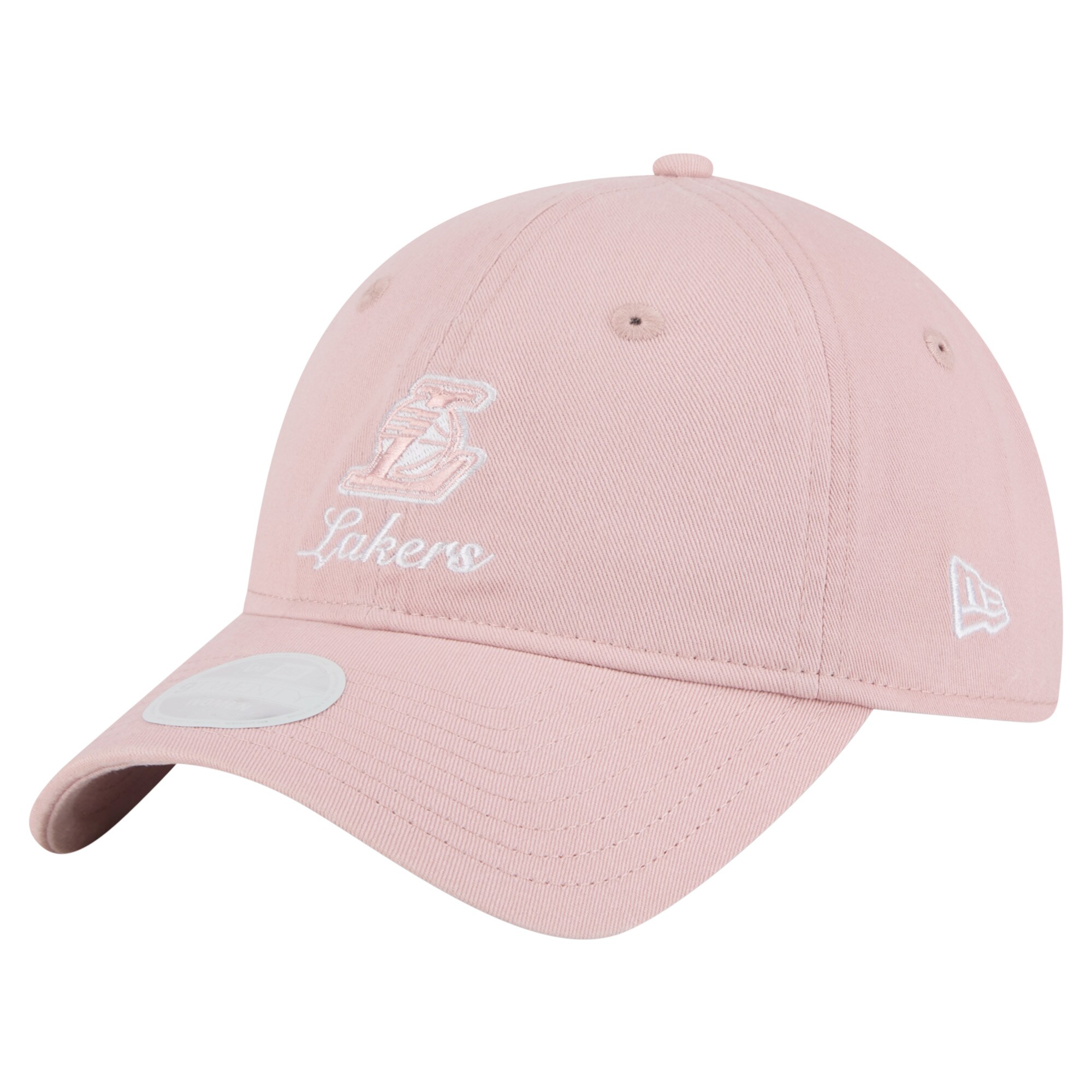 Official Los Angeles Lakers womens los angeles lakers new era pink gameday preppy 9twenty adjustable hat | Lakers Shop