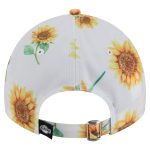 Official Los Angeles Lakers womens los angeles lakers new era white adventure flower 9twenty adjustable hat | Lakers Shop