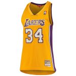 Official Los Angeles Lakers womens los angeles lakers shaquille oneal mitchell  ness gold 199900 hardwood classics swingman jersey | Lakers Shop