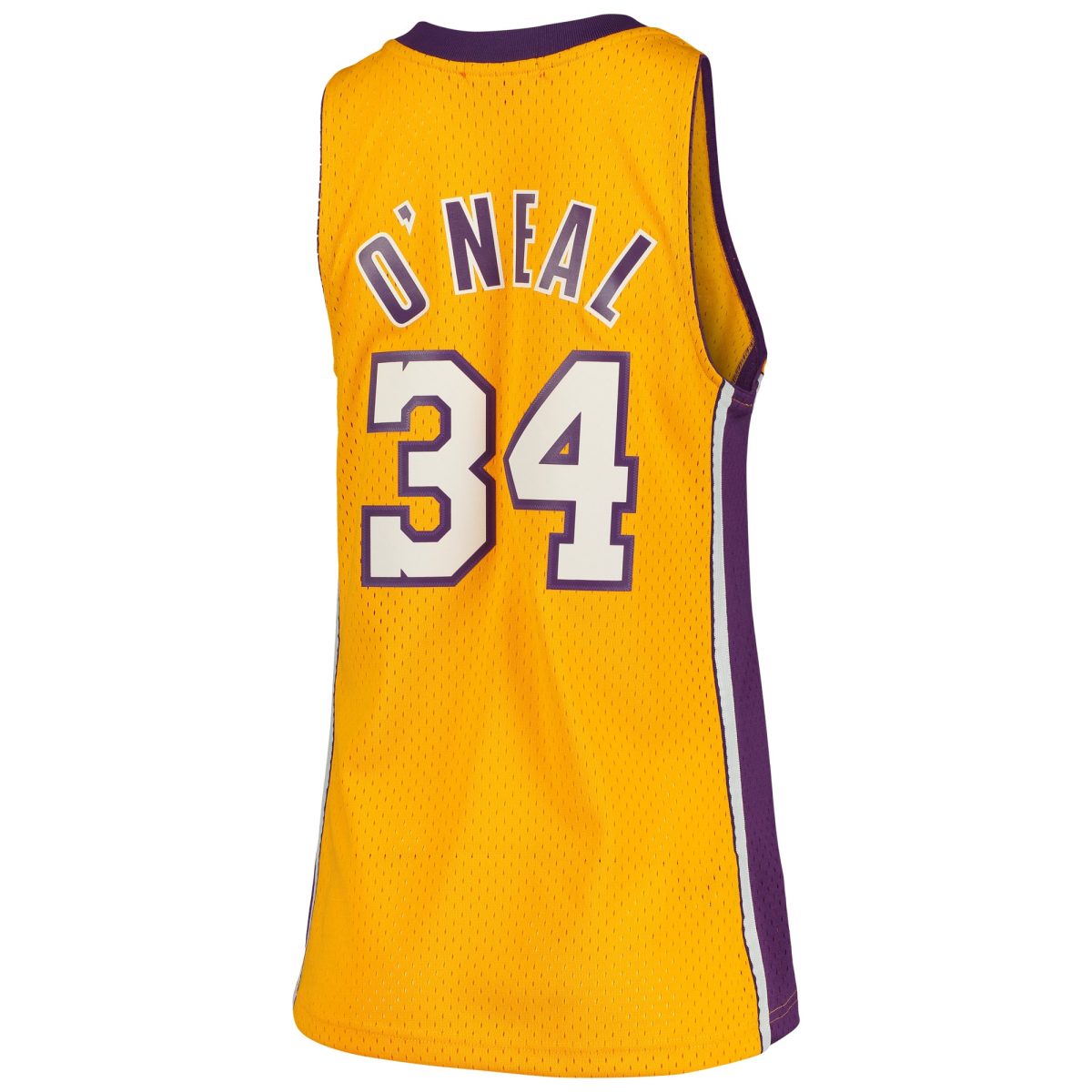 Official Los Angeles Lakers womens los angeles lakers shaquille oneal mitchell  ness gold 199900 hardwood classics swingman jersey | Lakers Shop