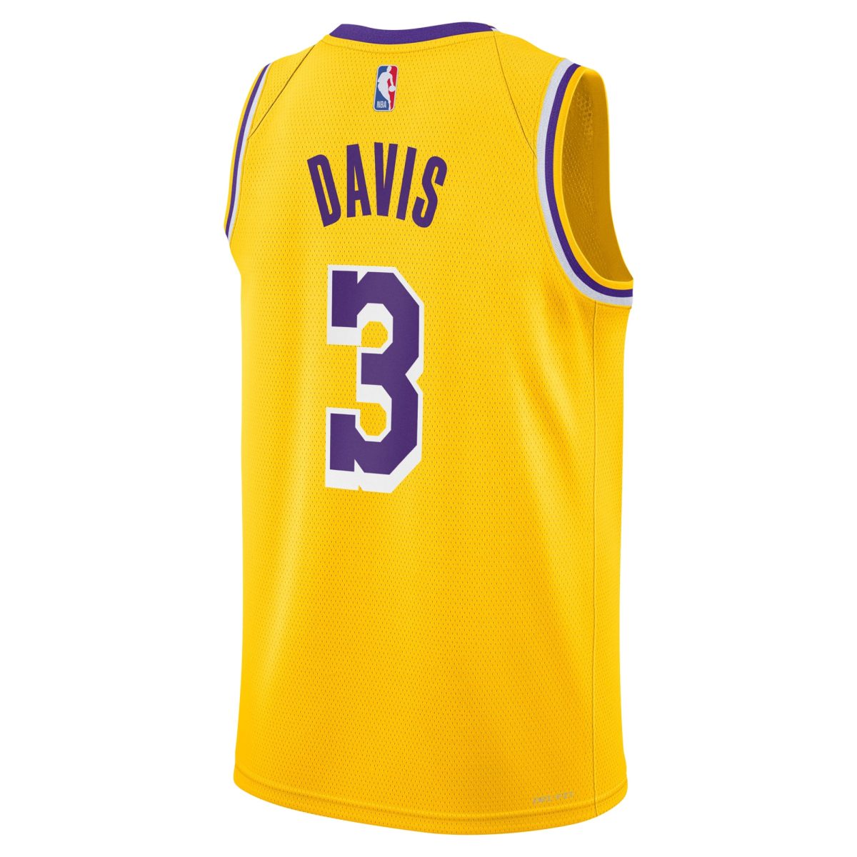 Official Los Angeles Lakers youth los angeles lakers anthony davis nike gold swingman jersey – icon edition | Lakers Shop