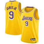 Official Los Angeles Lakers youth los angeles lakers bronny james jr. nike gold swingman jersey – icon edition | Lakers Shop