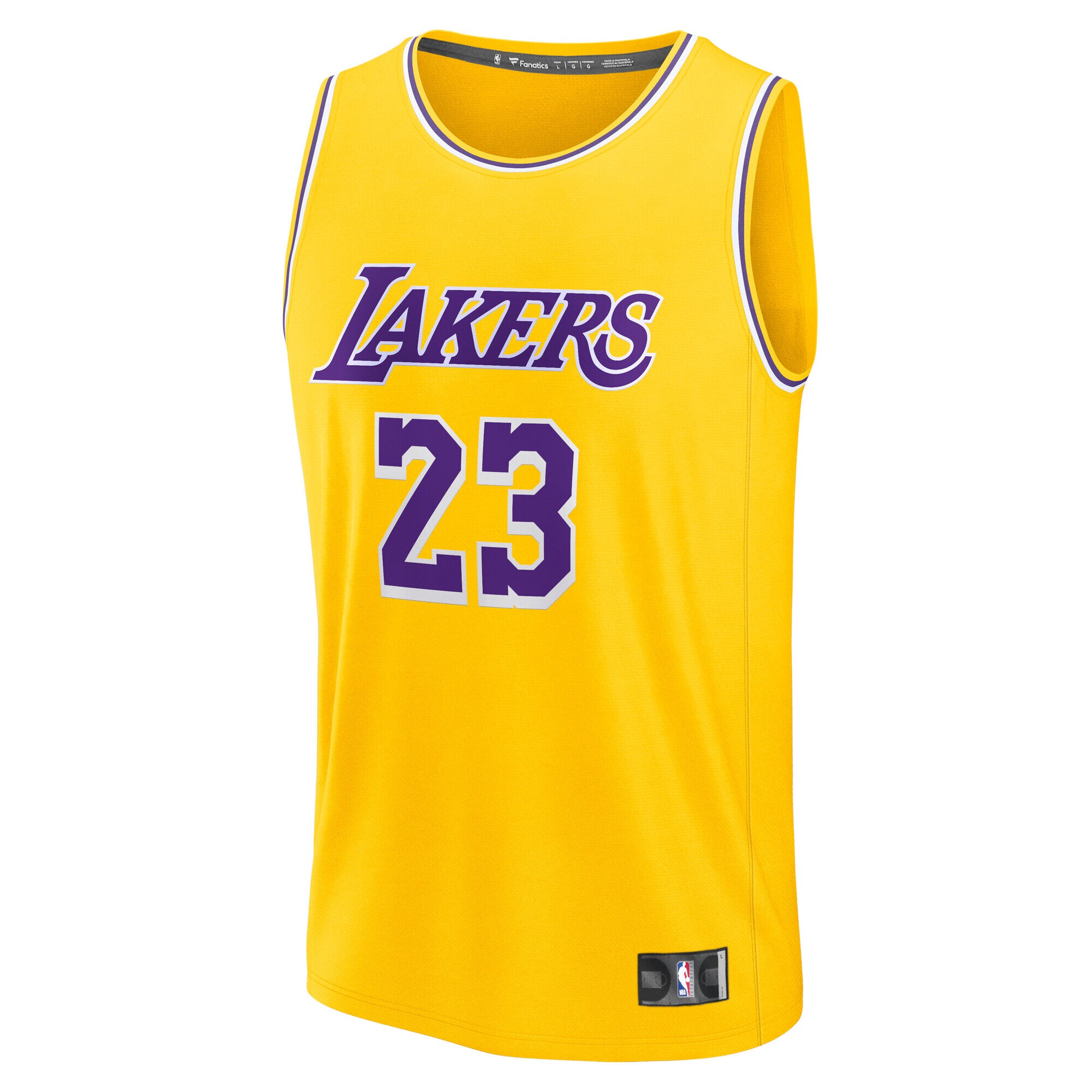 Official Los Angeles Lakers youth los angeles lakers lebron james fanatics gold fast break replica player jersey – icon edition | Lakers Shop