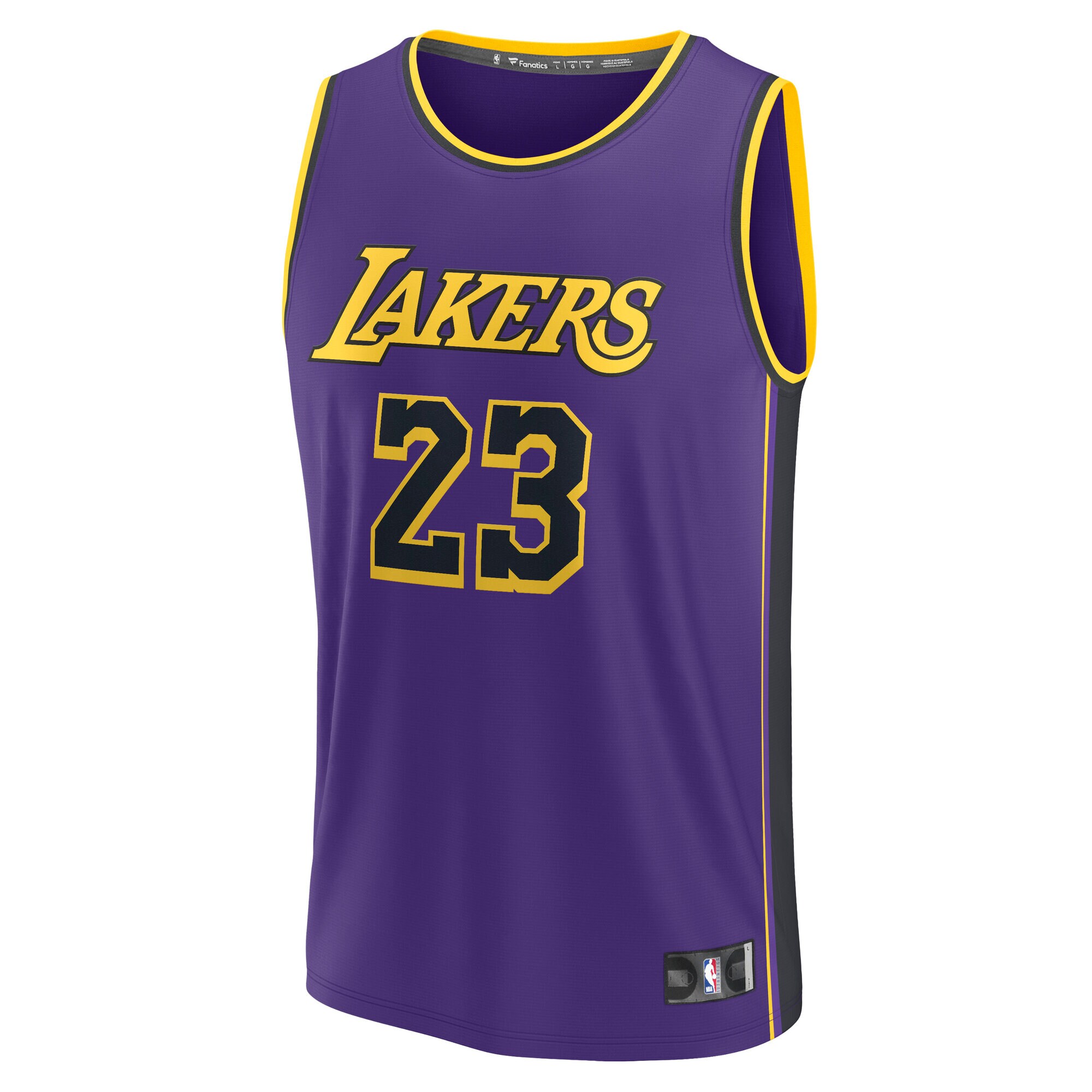 Official Los Angeles Lakers youth los angeles lakers lebron james fanatics purple fast break replica player jersey – statement edition | Lakers Shop