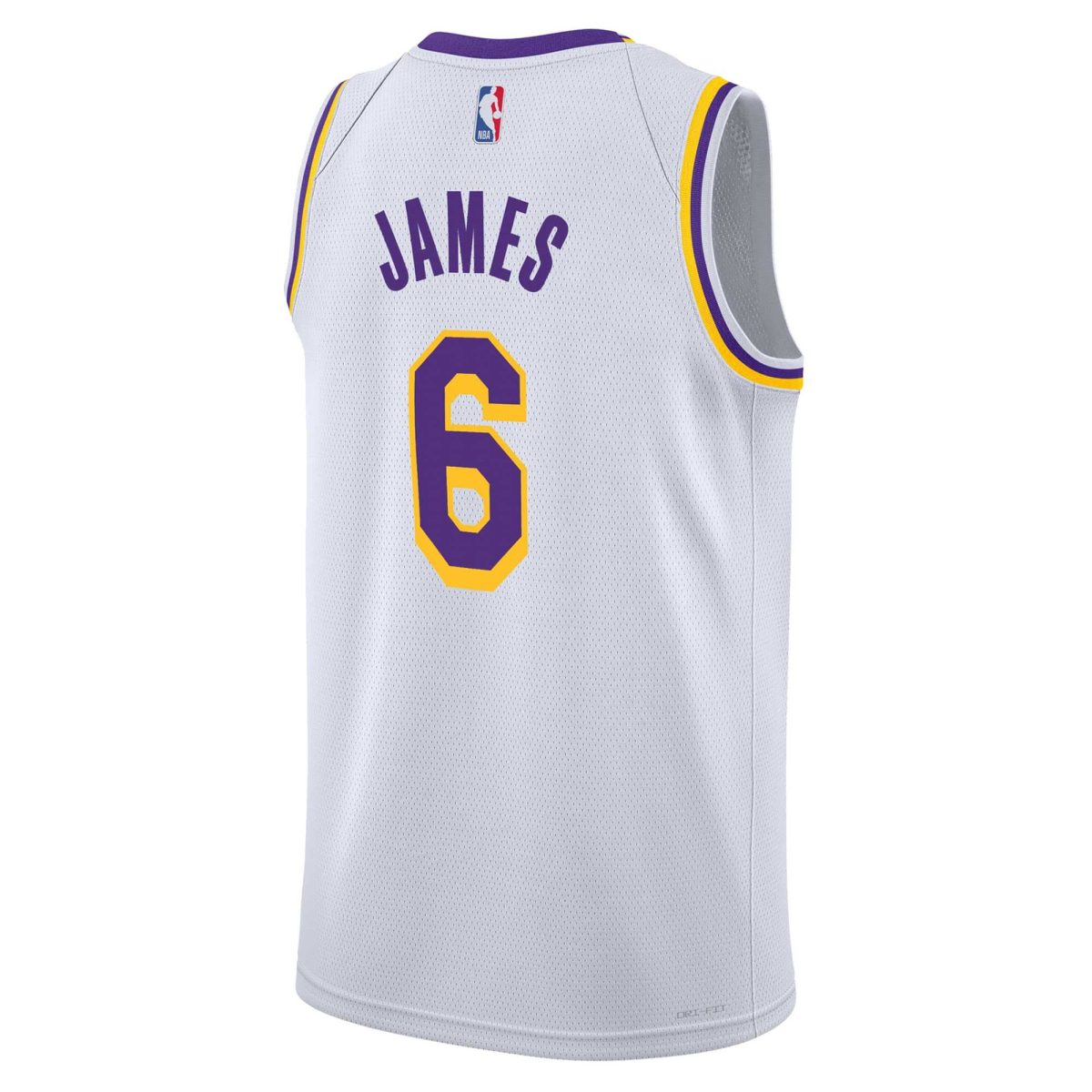 Official Los Angeles Lakers youth los angeles lakers lebron james nike white swingman jersey – association edition | Lakers Shop