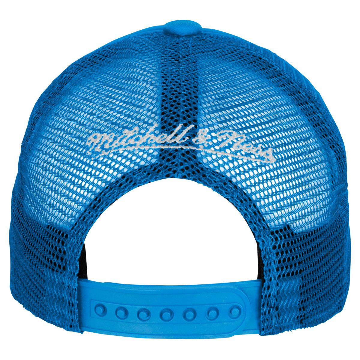 Official Los Angeles Lakers youth los angeles lakers mitchell  ness light blue core evergreen trucker adjustable hat | Lakers Shop