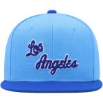Official Los Angeles Lakers youth los angeles lakers mitchell  ness powder blueroyal two-tone snapback hat | Lakers Shop