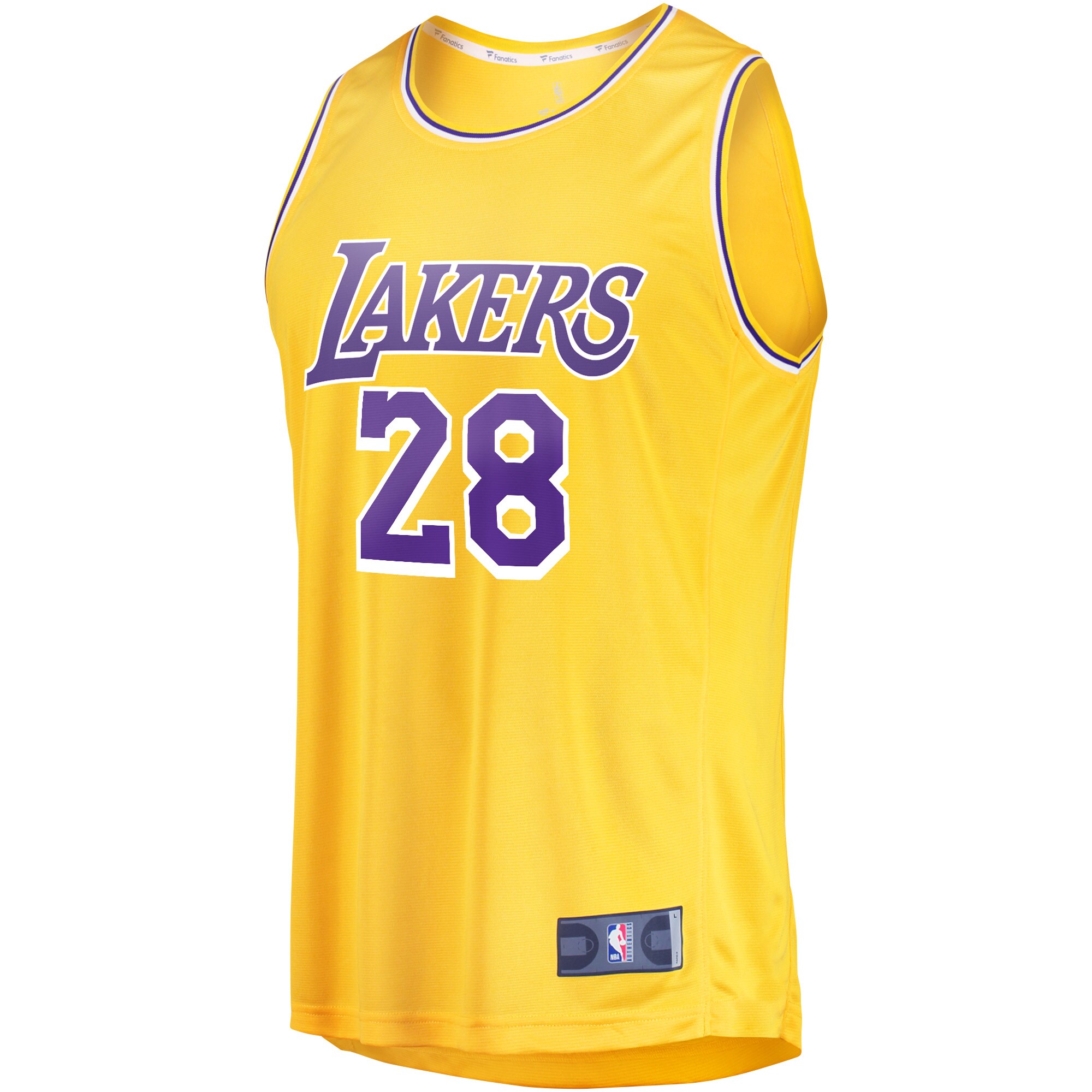 Official Los Angeles Lakers youth los angeles lakers rui hachimura fanatics gold fast break player jersey – icon edition | Lakers Shop